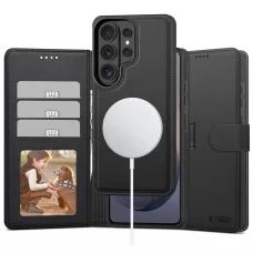 Samsung Galaxy S26 Ultra Tech-Protect Wallet MagSafe matt fekete tok