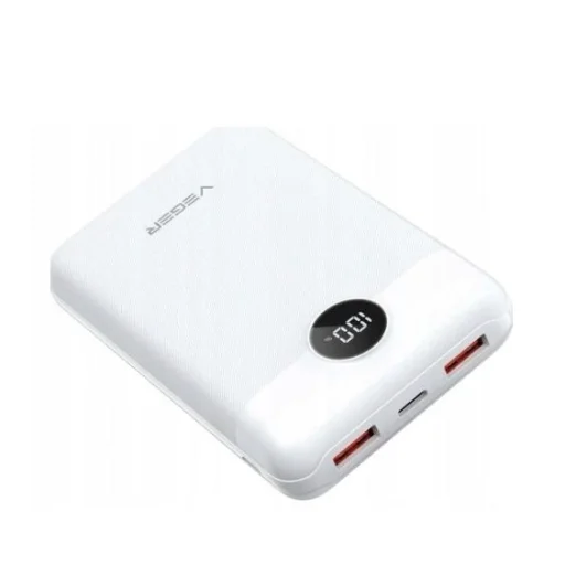 Veger S20 (W2081) PD QC3.0 2A 22,5W 20000 mAh fehér Powerbank - 1
