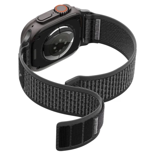 Spigen Athlex Air 2 Apple Watch 8 / 9 / 10 / 11 / SE / Ultra (44 / 45 / 46 / 49 mm) sport szíj aktív fekete / szürke - 5