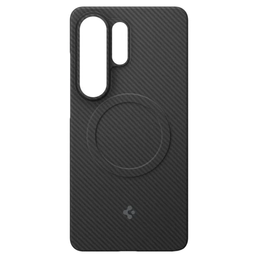 Samsung Galaxy S26 Ultra Spigen AirSkin Aramid Mag MagSafe čierne puzdro - 4