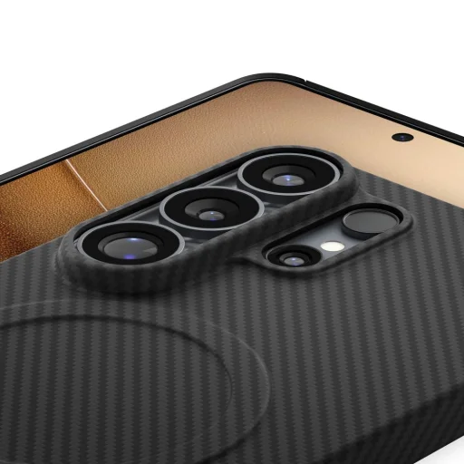 Samsung Galaxy S26 Ultra Spigen AirSkin Aramid Mag MagSafe čierne puzdro - 8