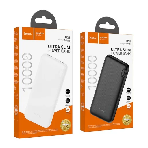 HOCO J128 10000 mAh 2A fekete powerbank - 5