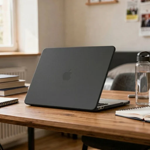 MacBook Neo 13 2026 Tech-Protect SmartShell matné čierne puzdro - 6