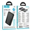 Hoco J165 10000 mAh 2A powerbank fekete thumbnail
