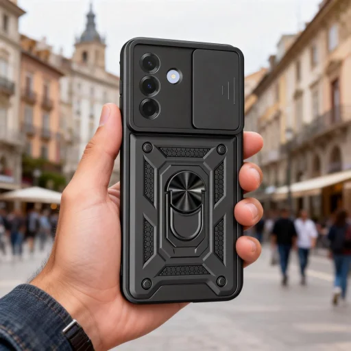 Samsung Galaxy A27 5G Tech-Protect CamShield Pro čierne puzdro - 7