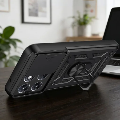 Motorola Moto G67 / G77 Tech-Protect Camshield Pro čierne puzdro - 6