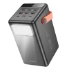 Hoco J142 100000 mAh QC PD 2,4A 22,5W powerbanka so zabudovaným svetlom, čierna thumbnail