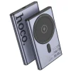 Hoco Q32 MagSafe kompatibilná 5000 mAh QC PD 20W powerbanka, metalická sivá thumbnail