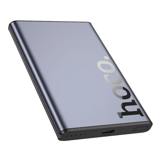 Hoco Q32 MagSafe kompatibilná 5000 mAh QC PD 20W powerbanka, metalická sivá - 2