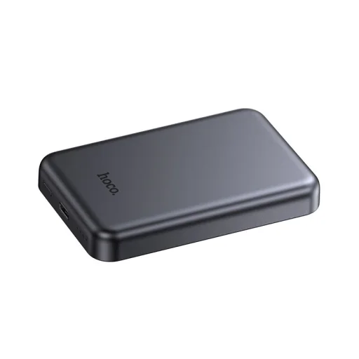 Hoco J160 MagSafe kompatibilná powerbanka 5000 mAh 2A 5W, metalická sivá - 5