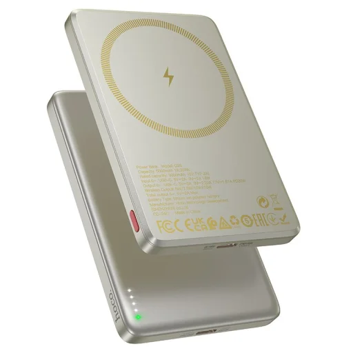 MagSafe kompatibilná powerbanka Hoco Q26 5000 mAh QC PD 2A 20W oranžová - 1