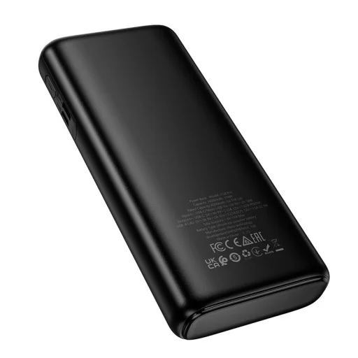 Hoco J158 Pro 10000 mAh QC PD 2A 22,5W fekete powerbank - 6