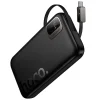 Hoco Q51 10000 mAh QC PD 20W USB-C powerbanka s vysúvacím káblom čierna thumbnail