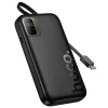 Hoco Q51 10000 mAh QC PD 20W USB-C powerbanka s vysúvacím káblom čierna thumbnail
