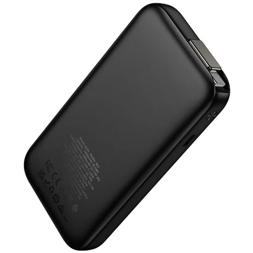 Hoco Q51 10000 mAh QC PD 20W USB-C powerbanka s vysúvacím káblom čierna - 4