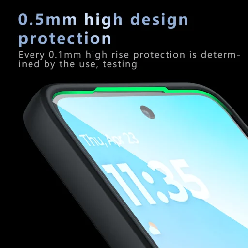 Techsuit - PureFrost MagSafe - Motorola Moto G77 / G67 - Frosted Black tok - 4