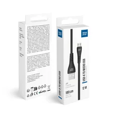 Blue Star Micro USB kábel z USB-A na Micro USB 2A 12W 1 m PJ-DG3-A čierny