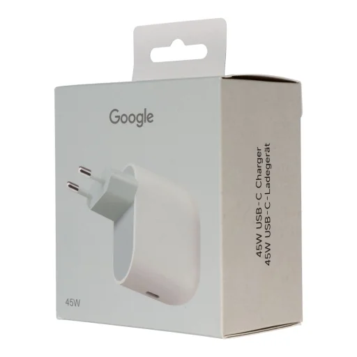 Google originálny USB-C PD 45W sieťový nabíjací adaptér GA0573 biely, blister - 4