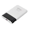 Biela powerbanka Charmast W1202 PD3.0 3A 22,5W 10000 mAh so zabudovanými káblami USB-C / Lightning thumbnail