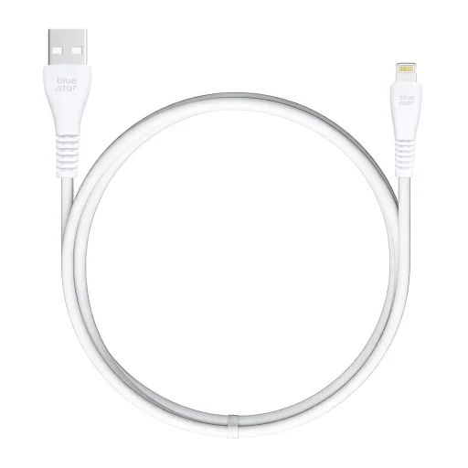 Blue Star biely Lightning USB kábel 1 m 2A 12W PJ-DG5-A - 2