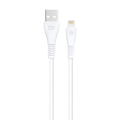 Blue Star biely Lightning USB kábel 1 m 2A 12W PJ-DG5-A - 3