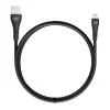 Lightning USB kábel Blue Star 2A 12W 1 m PJ-DG5-A čierny thumbnail