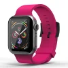 Apple Watch 42/44/45/49 mm Series 1/2/3/4/5/6/7/8/SE/SE2/Ultra/Ultra2/Ultra 3/Ultra 4 SuperDry silikónový remienok ružový 41680 thumbnail