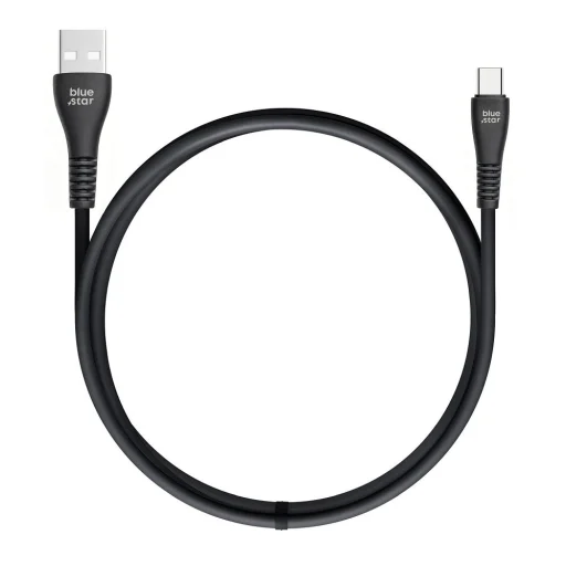 Kábel USB A na USB C Blue Star 2A 12W 1 m PJ-DG4-A čierny - 2