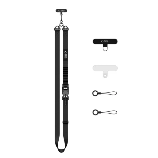 Tech-Protect C9S Rope Crossbody fekete - 2