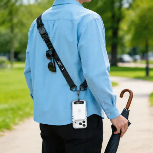 Tech-Protect C9S Rope Crossbody čierna - 5
