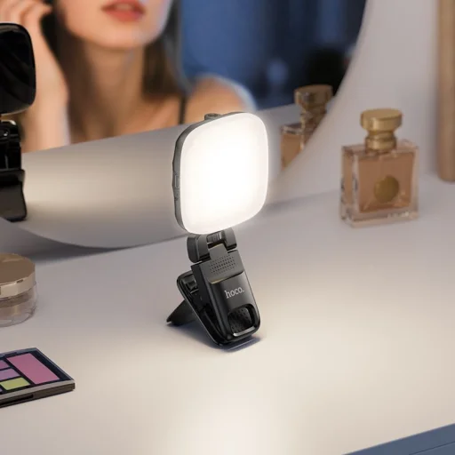 Hoco K29 univerzálna čierna selfie lampa - 8