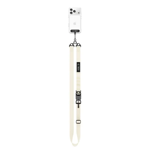 Tech-Protect C9S Rope Crossbody šnúrka na krk na mobilný telefón - púštna béžová - 3