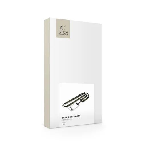 Tech-Protect C9S Rope Crossbody katonai zöld - 7