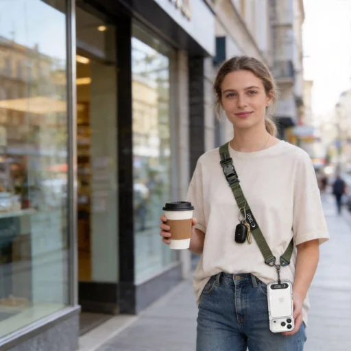 Tech-Protect C9S Rope Crossbody katonai zöld - 5