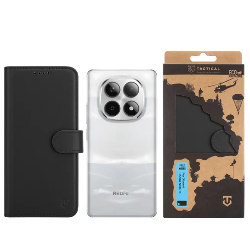 Tactical Field Notes Xiaomi Redmi Note 15 4G/5G čierne puzdro - 3