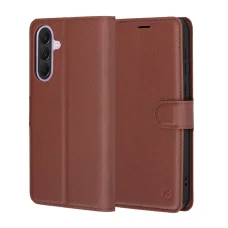Samsung Galaxy A57 5G hnedé puzdro Techsuit Leather Folio