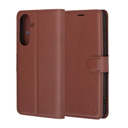 Samsung Galaxy A57 5G hnedé puzdro Techsuit Leather Folio - 6