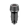 Blavec Nabíjačka do auta BS-03B-C Carbon - USB + Type C - QC 3.0 18W PD 30W s káblom Type C na Type C (CCBS03BC-UCB) čierna thumbnail