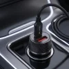 Blavec Nabíjačka do auta BS-03B-C Carbon - USB + Type C - QC 3.0 18W PD 30W s káblom Type C na Type C (CCBS03BC-UCB) čierna thumbnail