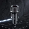 Blavec Nabíjačka do auta BS-03B-C Carbon - USB + Type C - QC 3.0 18W PD 30W s káblom Type C na Type C (CCBS03BC-UCB) čierna thumbnail