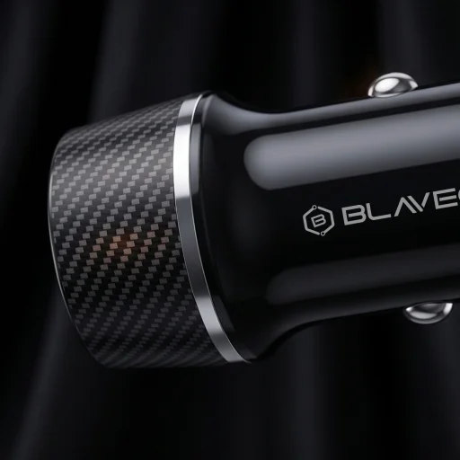 Blavec Nabíjačka do auta BS-03B-C Carbon - USB + Type C - QC 3.0 18W PD 30W s káblom Type C na Type C (CCBS03BC-UCB) čierna - 7