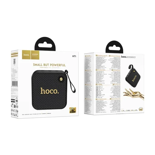 Hoco HT1 bezdrôtový Bluetooth reproduktor 8W 4 hodiny čierny - 6