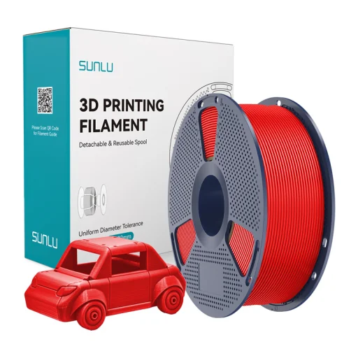 Sunlu PETG filament piros - 1