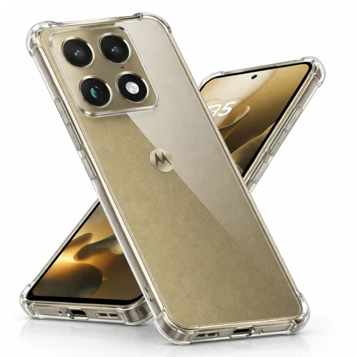 Priehľadný nárazuvzdorný silikónový kryt Motorola Signature Techsuit - 1