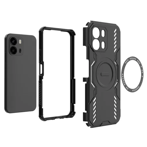Oppo A6 4G čierne puzdro Techsuit ArmorMag - 4