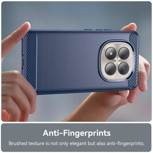 Xiaomi Redmi Note 15 Pro 4G Kék Techsuit Carbon Silicone tok - 6