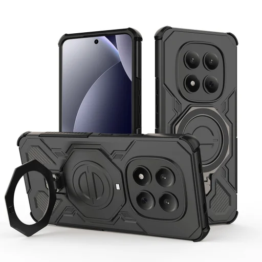 Xiaomi Redmi Note 15 Pro 4G čierne Techsuit - Carbon Shield PRO puzdro - 1