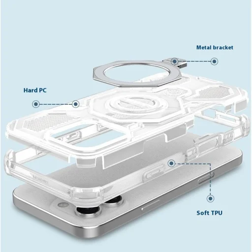 Xiaomi Redmi Note 15 Pro 4G Fekete Techsuit - Carbon Shield PRO tok - 5