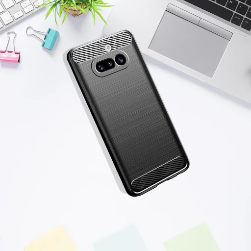 Nothing Phone 4a Fekete Techsuit Carbon Silicone tok - 5