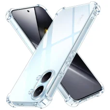 Xiaomi Poco X8 Pro Max Techsuit Nárazuvzdorný priehľadný silikónový kryt - Priehľadný